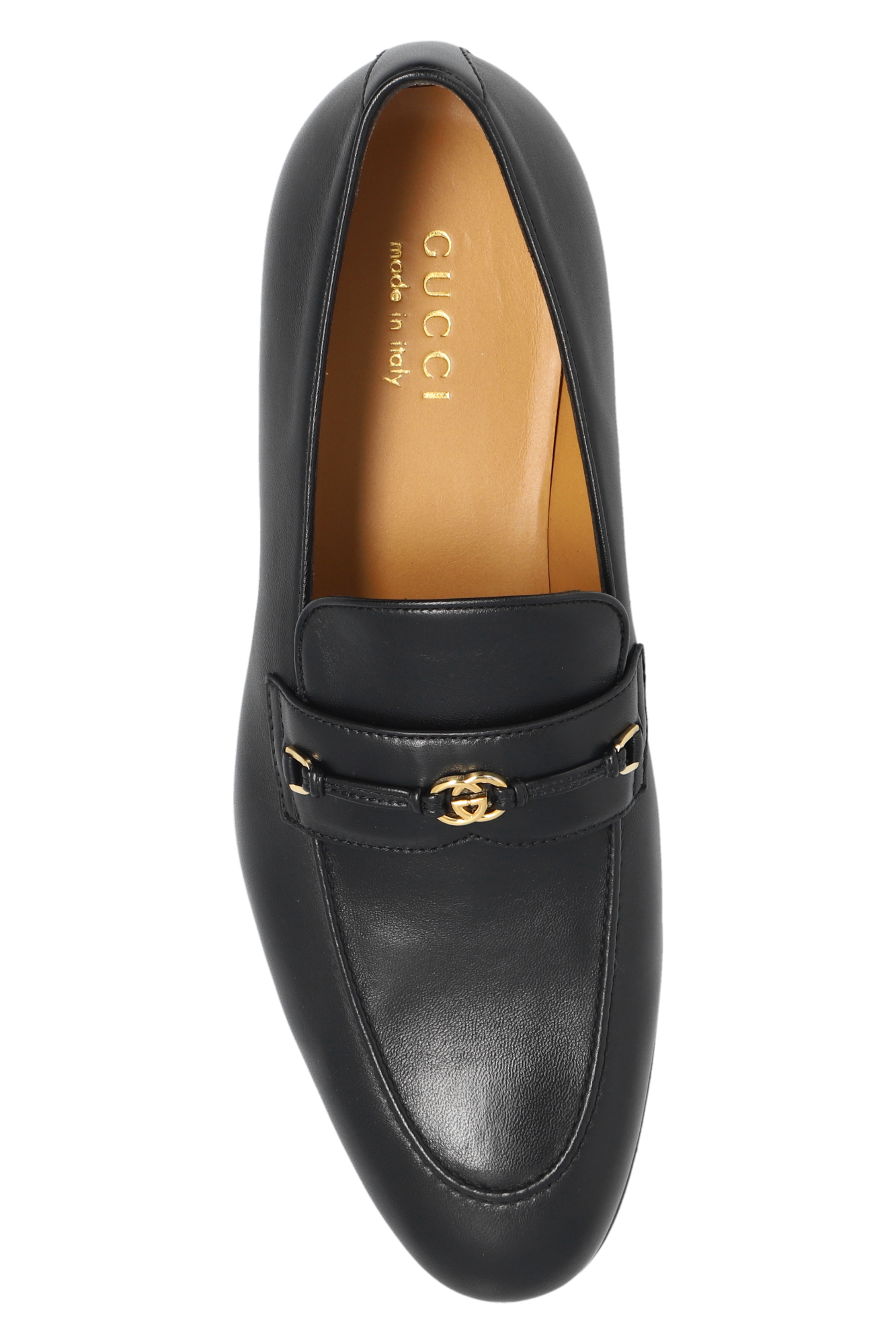 Black Leather loafers Gucci Vitkac Canada